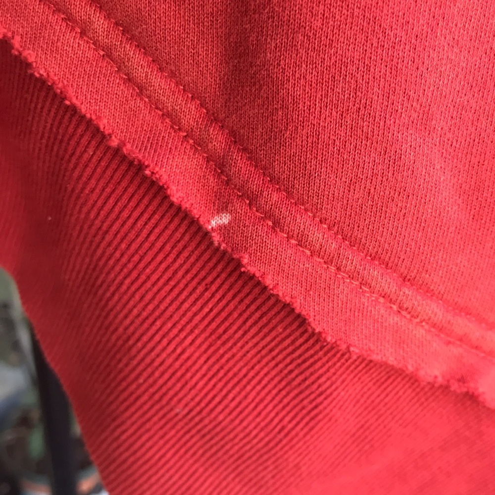POL Rust Hoodie with White Accents - Picture 15 of 15